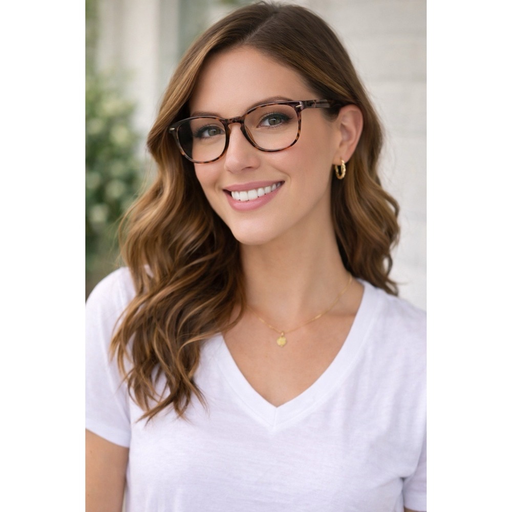 TIJN 5000 T11 Tortoise Round Eyeglass Frames‎ 53-18-140 Retro Optical Unisex